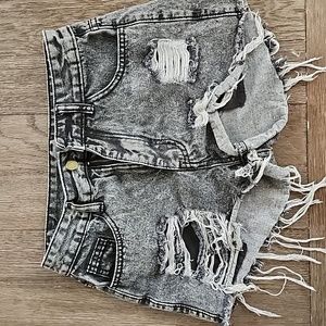 Ripped shorts jeans